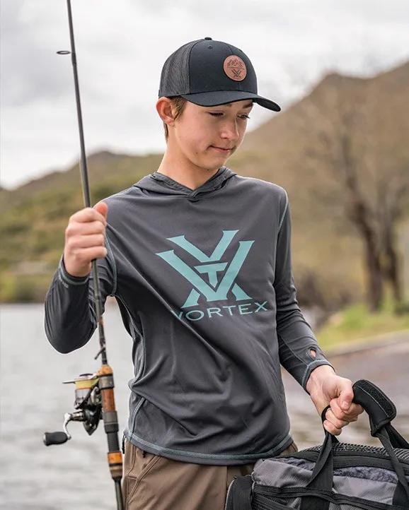 Vortex Youth Sun Slayer Hoodie - Trellis - Image 3