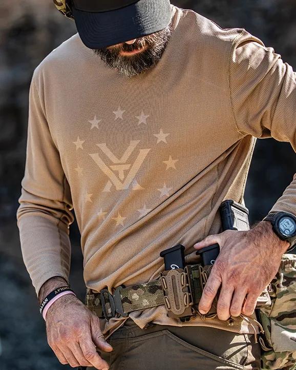 13 Star Performance Grid Long Sleeve Shirt - Image 2