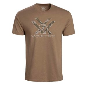Vortex Mens Camo Logo Short Sleeve T-Shirt