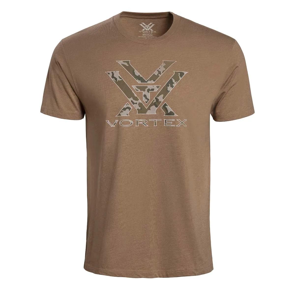 Vortex Mens Camo Logo Short Sleeve T-Shirt