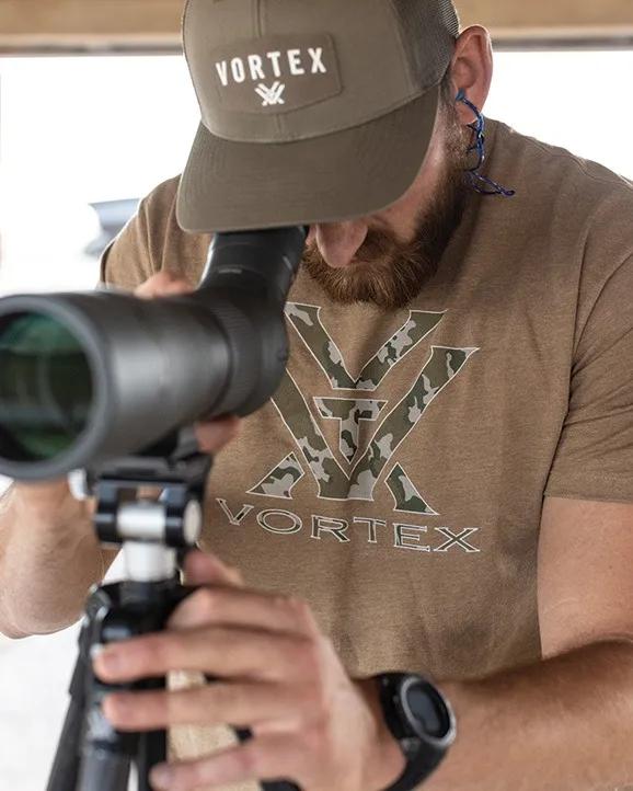 Vortex Mens Camo Logo Short Sleeve T-Shirt - Image 2